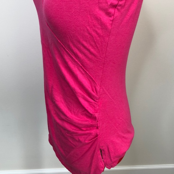GAIAM Pink Tank With Ruched Side - Picture 2 of 3